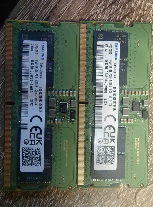 RAM SODIM 2x8GB DDR5 5600; SSD 256GB M.2; Батерия AP21A8T и захранване (зарядно) 330W за Acer NITRO 17