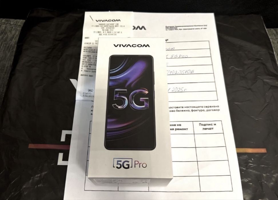 ЗАПЕЧАТАН 256GB Vivacom 5G Pro Гаранция Vivacom 2027 г. Black | Черен