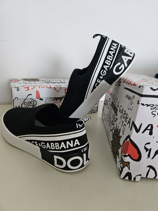 Кроссовки-слипоны dolce & gabbana