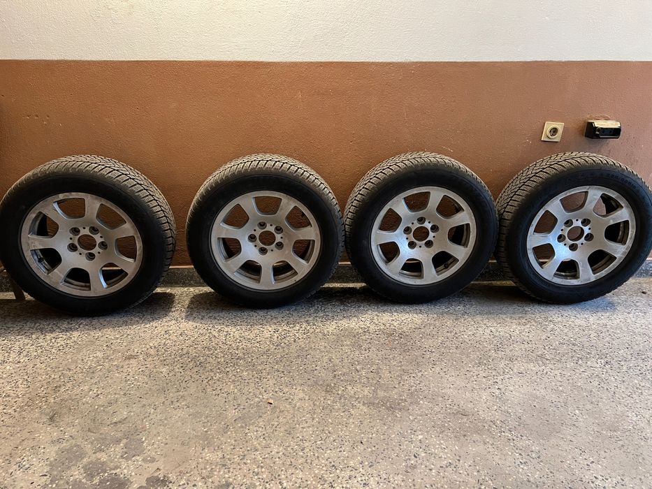 BMW E60 джанти с хубави зимни гуми 225/55/16