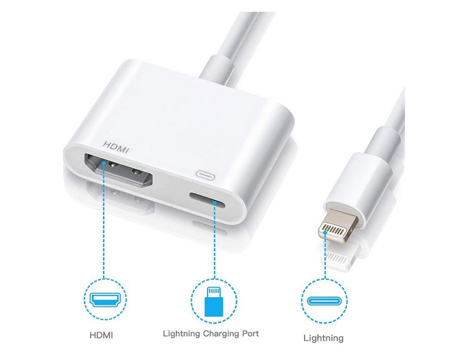 Преходник STELS Lightning към HDMI, Адаптер за iPhone, iPad, iPod