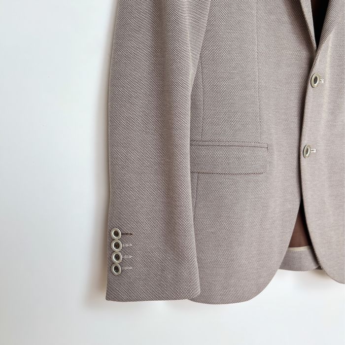 Мъжко сако в беж меланж Teodor