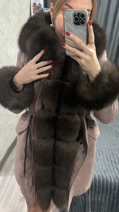 Парка зимняя женская