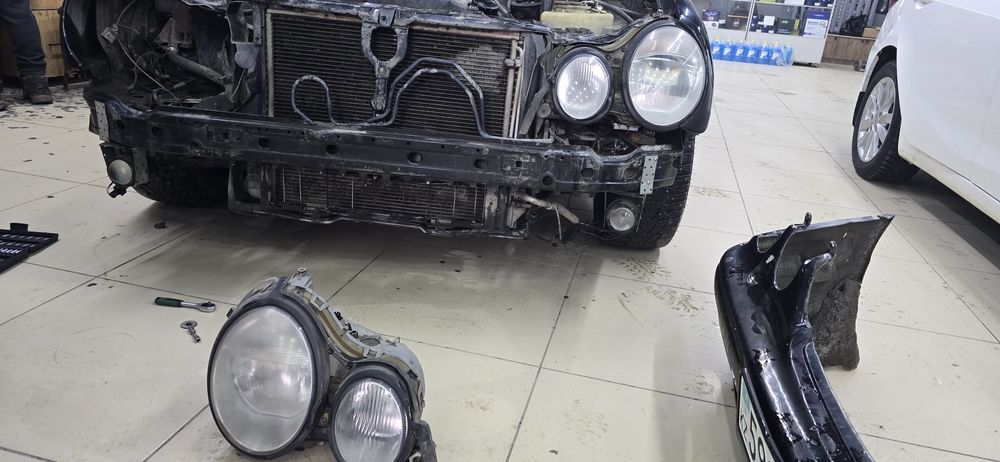 Фары mersedes w210 дорест