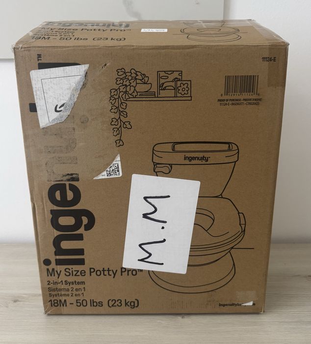 Ingenuity My Size Potty Pro 2-in-1 | Oliță copii | Nouă, nefolosită