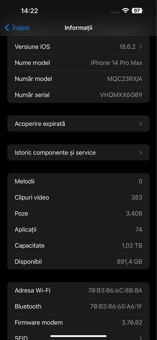 Iphone 14 Pro max 1TB
