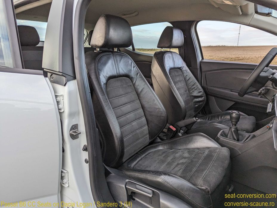 Sistem adaptare scaune de Passat B6 CC pe Logan Sandero 3 III 2020 +