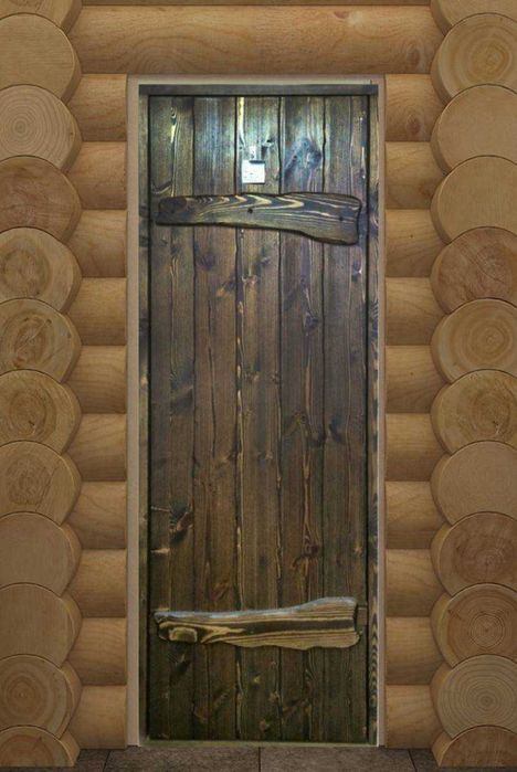 Банные двери деревянные фото Банные двери деревянные фото