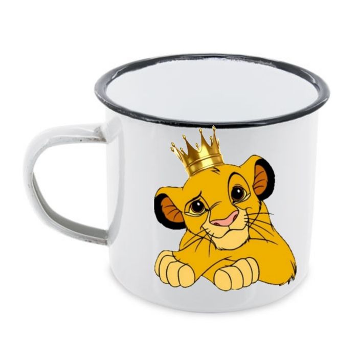 Коледна емайлирана чаша