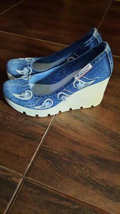 Sandale dama denim
