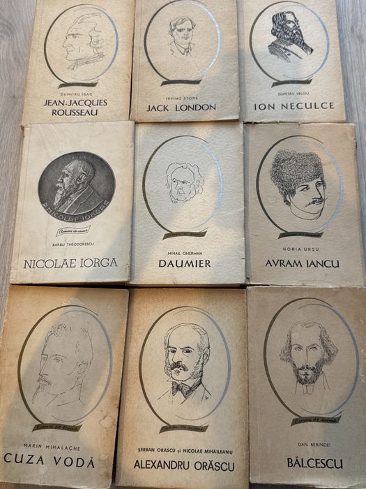 Colectia Oameni de seama, 9 carti Biografii
