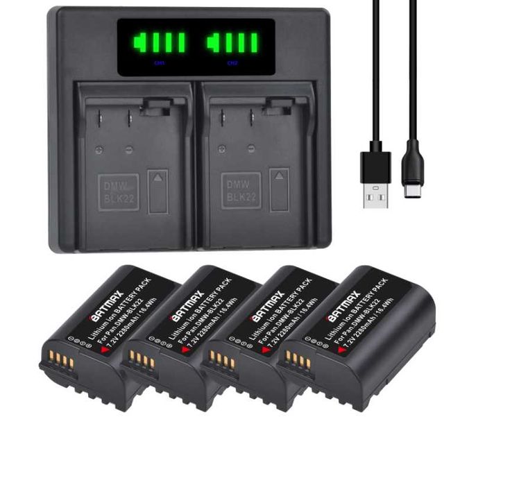 Батерия DMW-BLK22 за Panasonic Lumix S5, GH5, GH6, G9 и др.