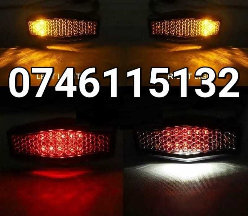 Moto Motocicleta Atv Enduro-Lampa Led-Frana-Pozitie-Semnalizare-Nou-B4