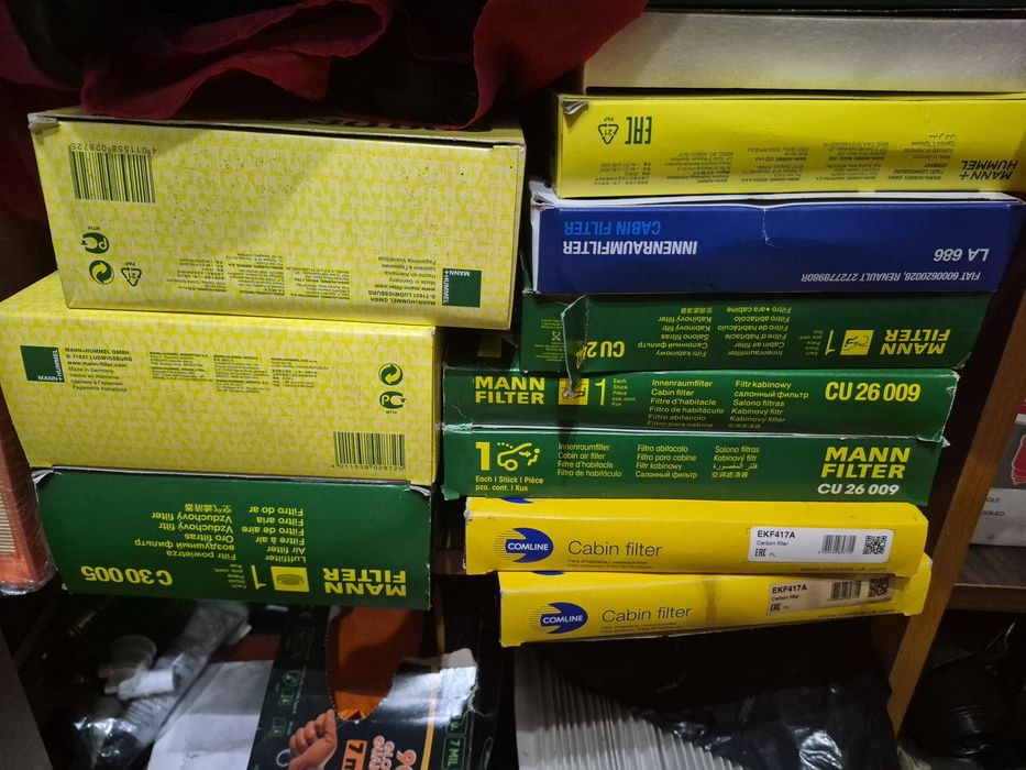 Filtre  dacia renault opel ford bmw audi