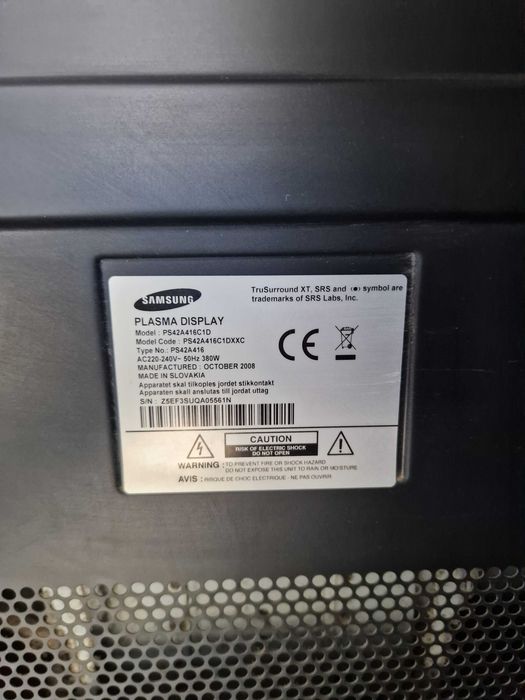 Vand TV Samsung diagonala 126 cm
