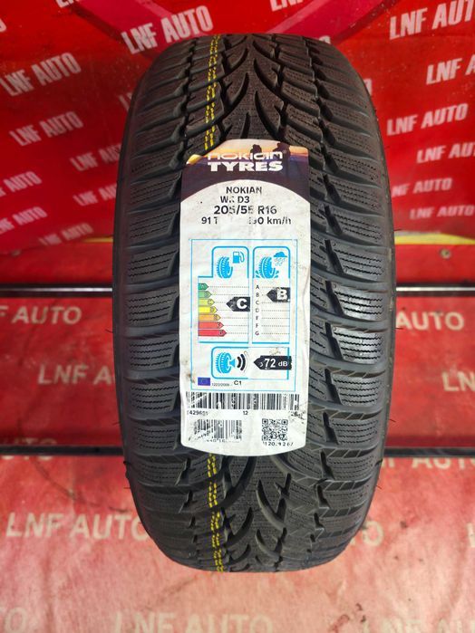1 anvelope de iarna - 205/55/16 - nokian - noua - dot 2019 !