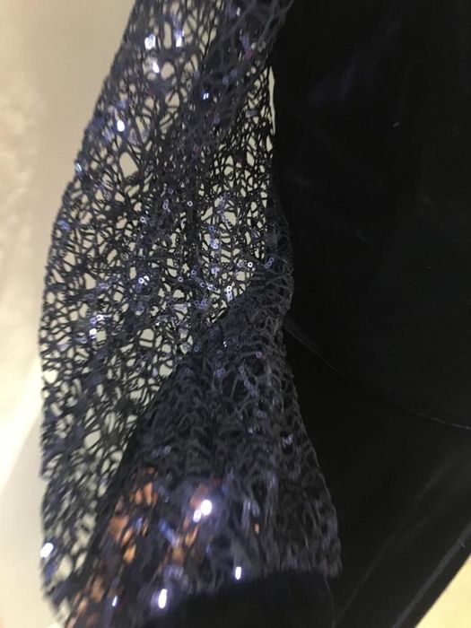 Платье блестящ из бархата