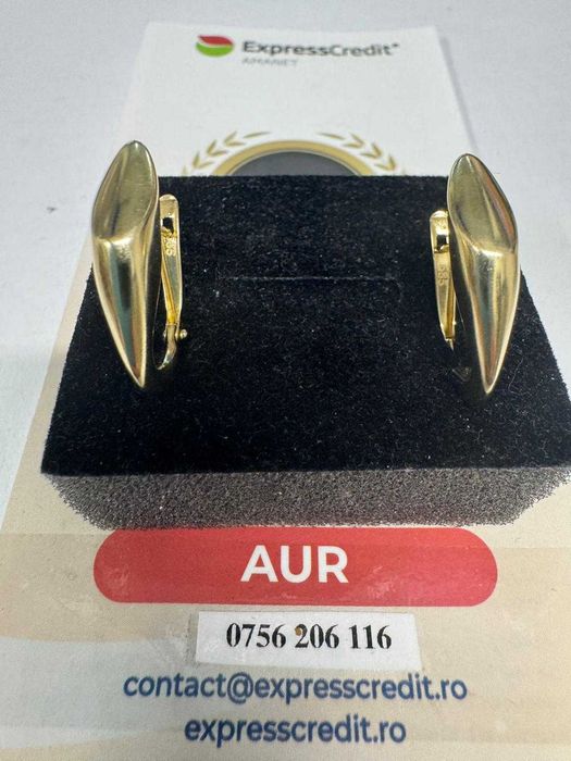 Cercei din aur 14k (68402.5/ 10 Pacurari 1) Garantie 2 ani!