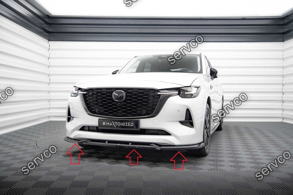 Pachet Set Splitter Exterior Lip Prelungiri Body kit tuning Mazda CX-60 Mk1 2022- v3 - Maxton Design
