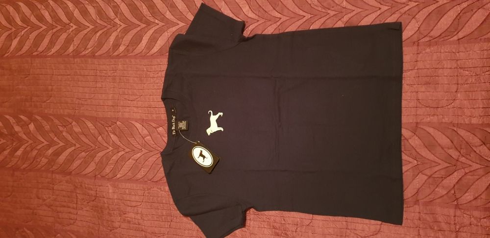 Нови! Дамски тениски от САЩ - Corner 5, The Black Dog - размер S, M