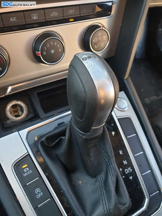 Nuca cu Manson Piele Maneta Schimbator Viteze Cutie Automata DSG Volkswagen Passat B8 2014 - 2023 [C3953]