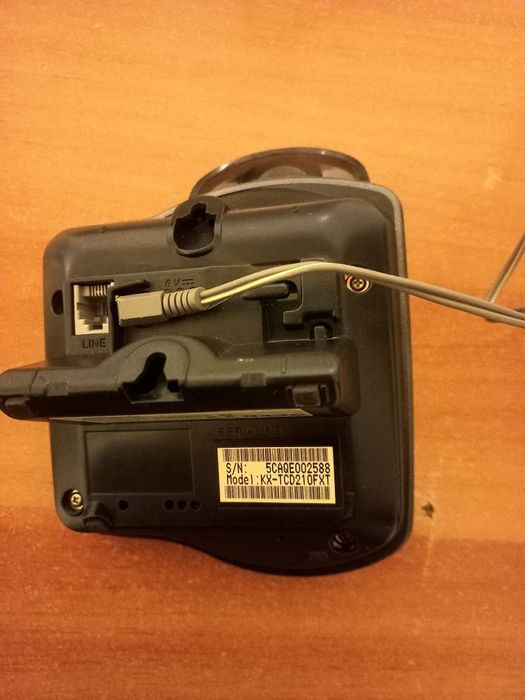 Telefon Panasonic fără fir, cu bază