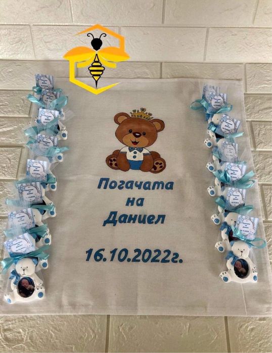 Кърпа за погача за бебешка погача/Месал