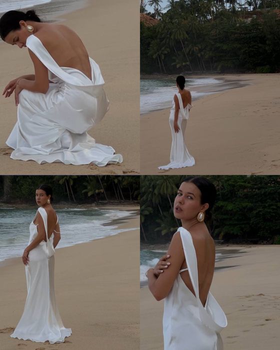 Платье белое новое