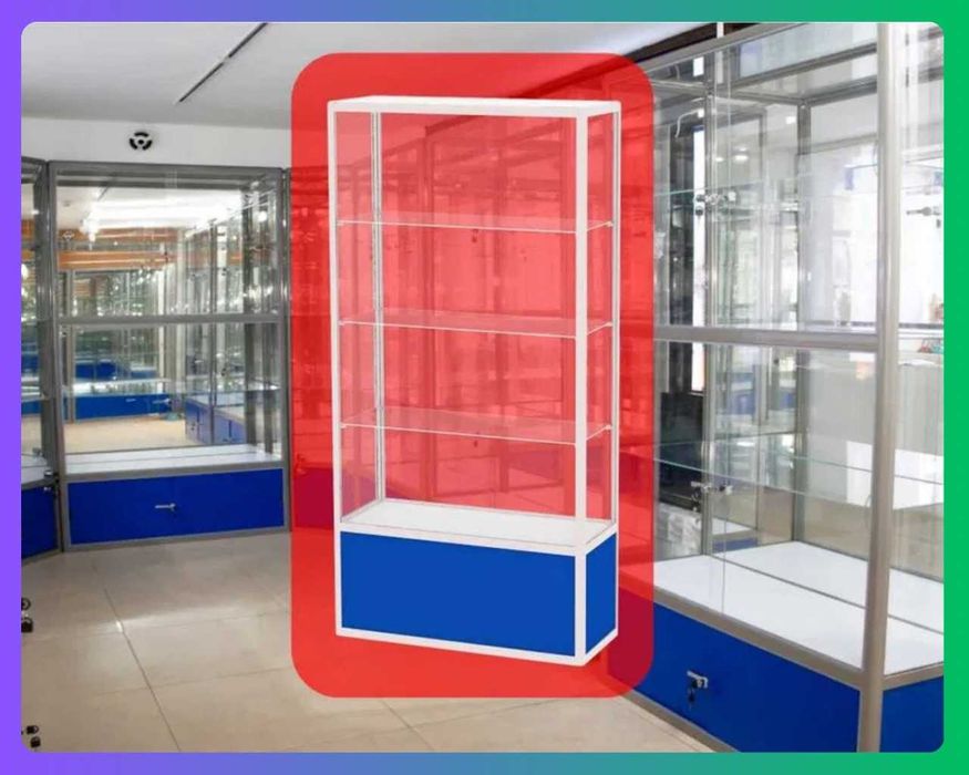 Oynaly vitrina, Акция, прилавки, savdo vitrinalar stellajlar