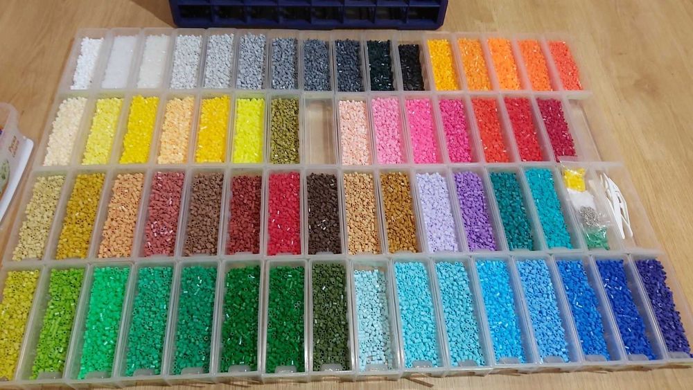 Мъниста/перли за редене, ARTKAL beads 5mm, съвместими с PERLER, за редене на картини, хоби, крафт