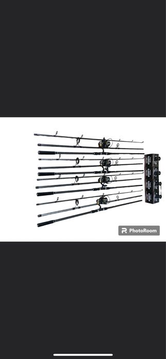 Set 4 Lansete pentru Crap si Somn, Diamant Alb Next Carp, lungime 3,90