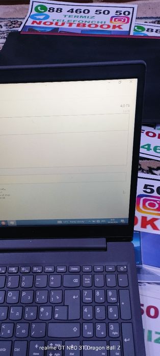 Lenovo noutbuk xotira 1 TB(1000GB)