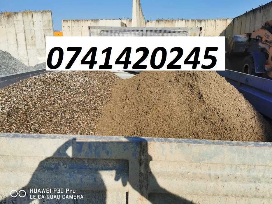 Nisip chisai margaritar granit calcar miniexcavator bobcat balastru