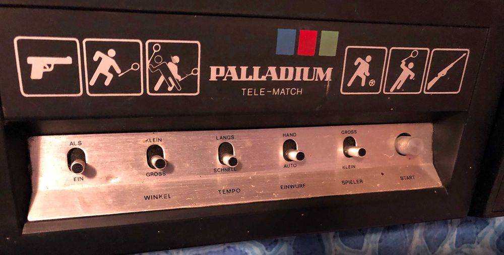 Consola jocuri retro anii 70 Palladium Tele-Match 825 425 - prima gen