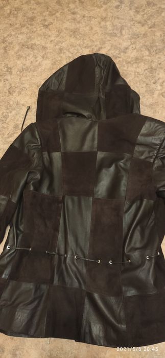 Куртка кожаная,  размер S