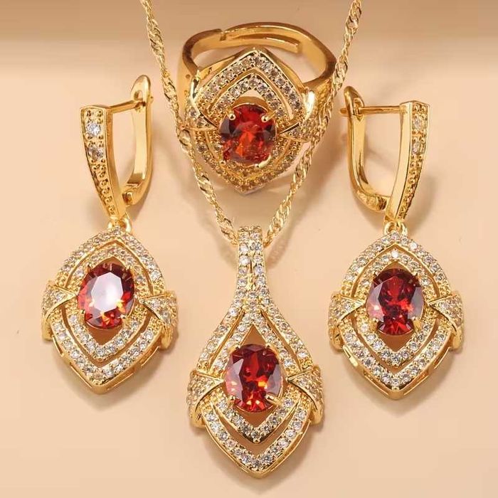 Дамски комплект от медицинска стомана