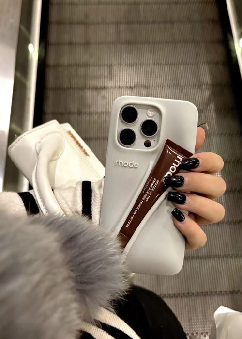 Чехол Rhode на 14 pro max серого цвета(оригинал)