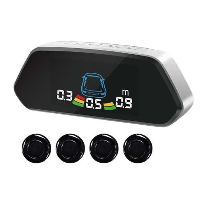 Парктроник Automat, Led дисплей, 4 сензора, Сензор за паркиране, Черен