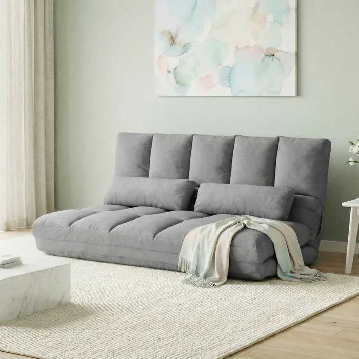 HOMCOM Сгъваем разтегателен диван с 3-позиционна регулируема облегалка