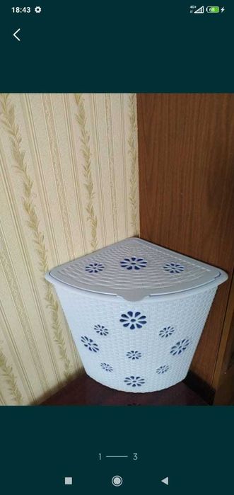 Корзины  для белья. б/у в отличном состоянии