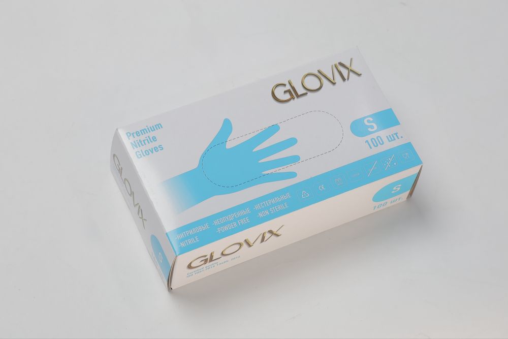 Glovix Нитриловые Перчатки ( синий )