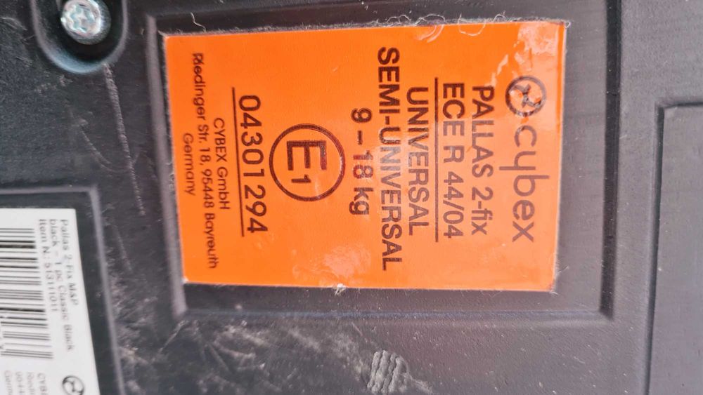 Столче зо кола Cybex Pallas 2 -fix 9-18кг
