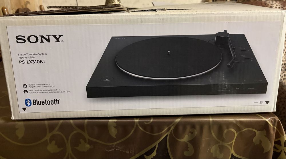 Виниловый проигрыватель sony