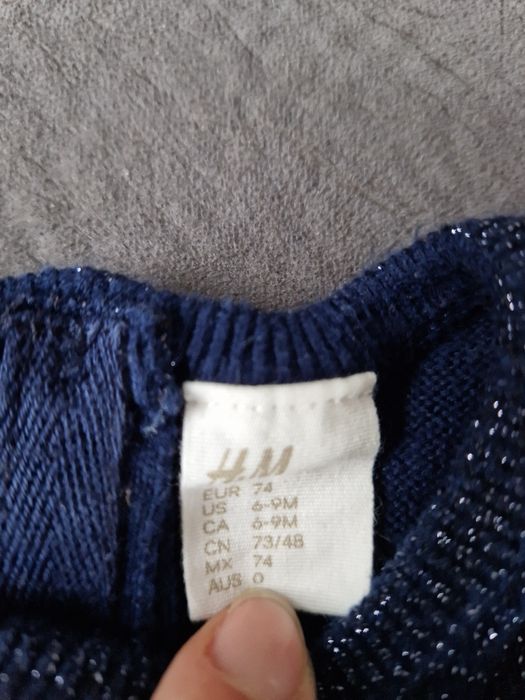 Детска рокля финно плетиво H&m