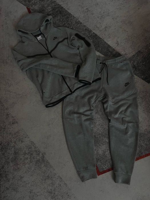 nike tech fleece найк теч флис серый