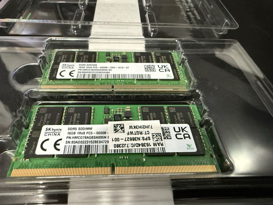 32 GB RAM DDR5 Hynix 5600MHZ