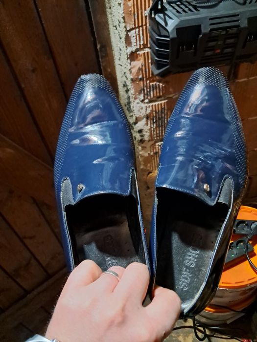 Мъжки лачени обувки (Loafers) SDF Shoes – Обувани само 2 пъти!