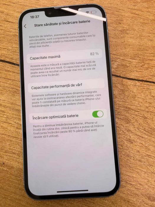 iPhone 14 128GB Blue - Baterie 82% - Garanție 24 Luni