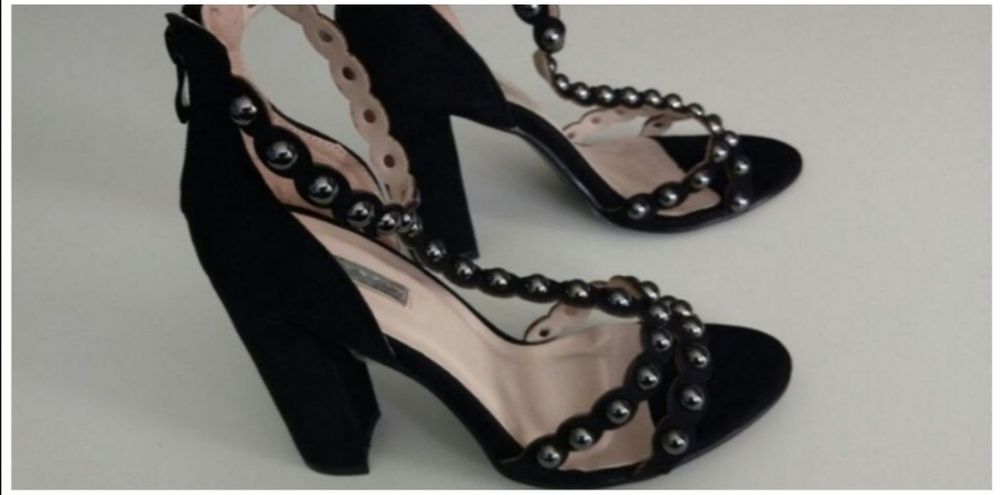 Черни сандали 37 номер