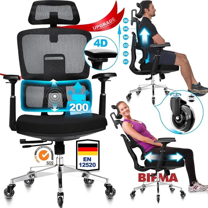 Scaun ergonomic birou office MELOKEA 200kg